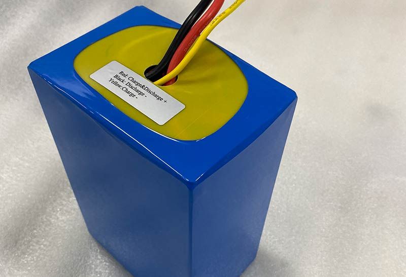 Shrink film packaged battery pack